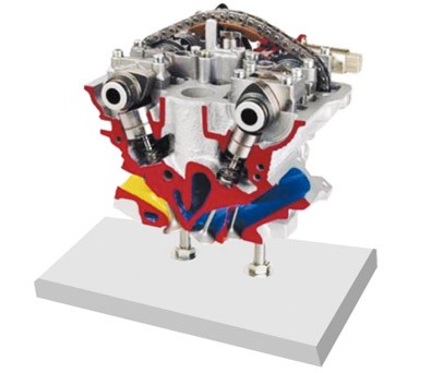 奧迪5閥帶凸輪軸調(diào)整裝置的解剖模型