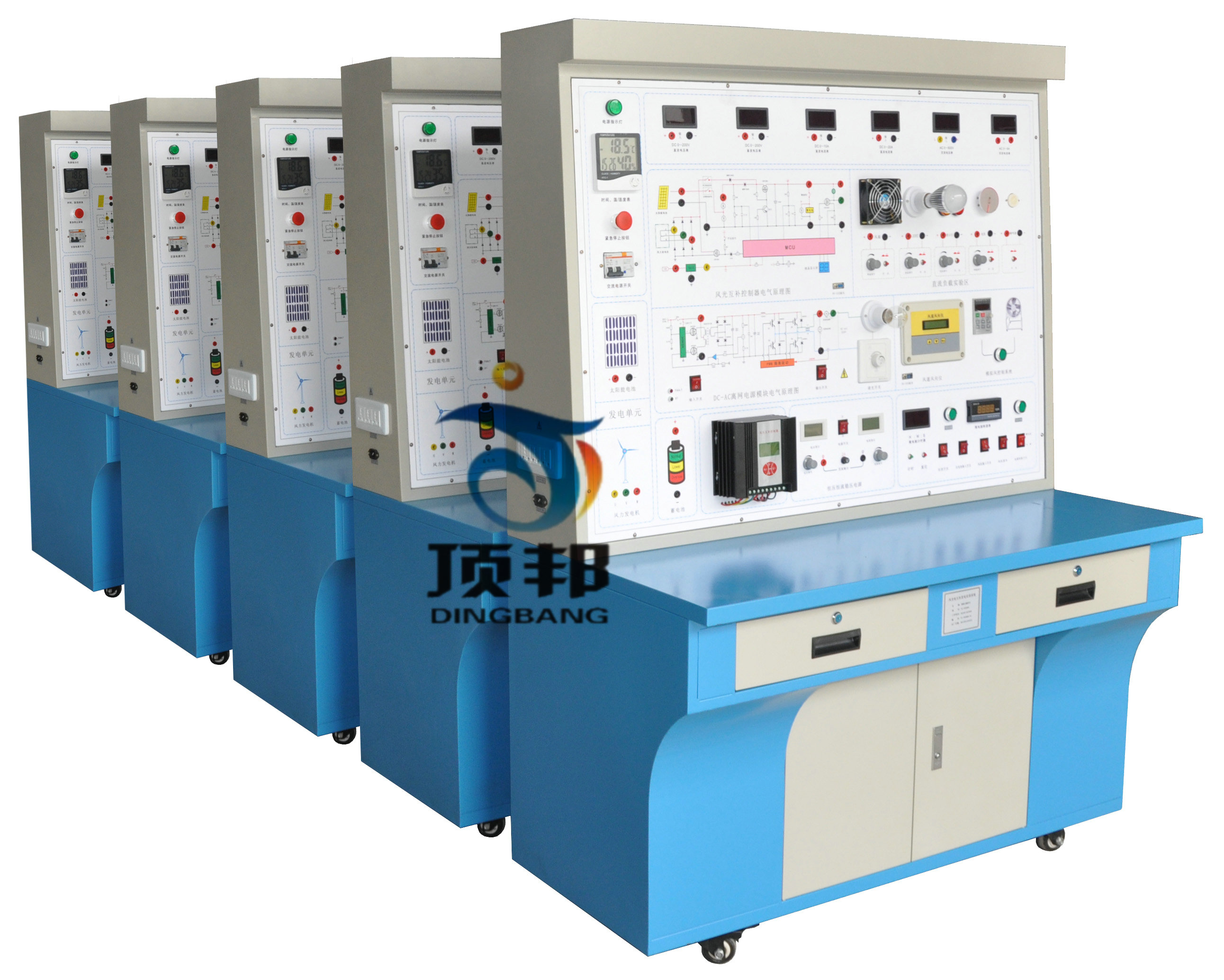 500W風(fēng)光互補(bǔ)并網(wǎng)發(fā)電系統(tǒng)教學(xué)實(shí)訓(xùn)臺(tái)