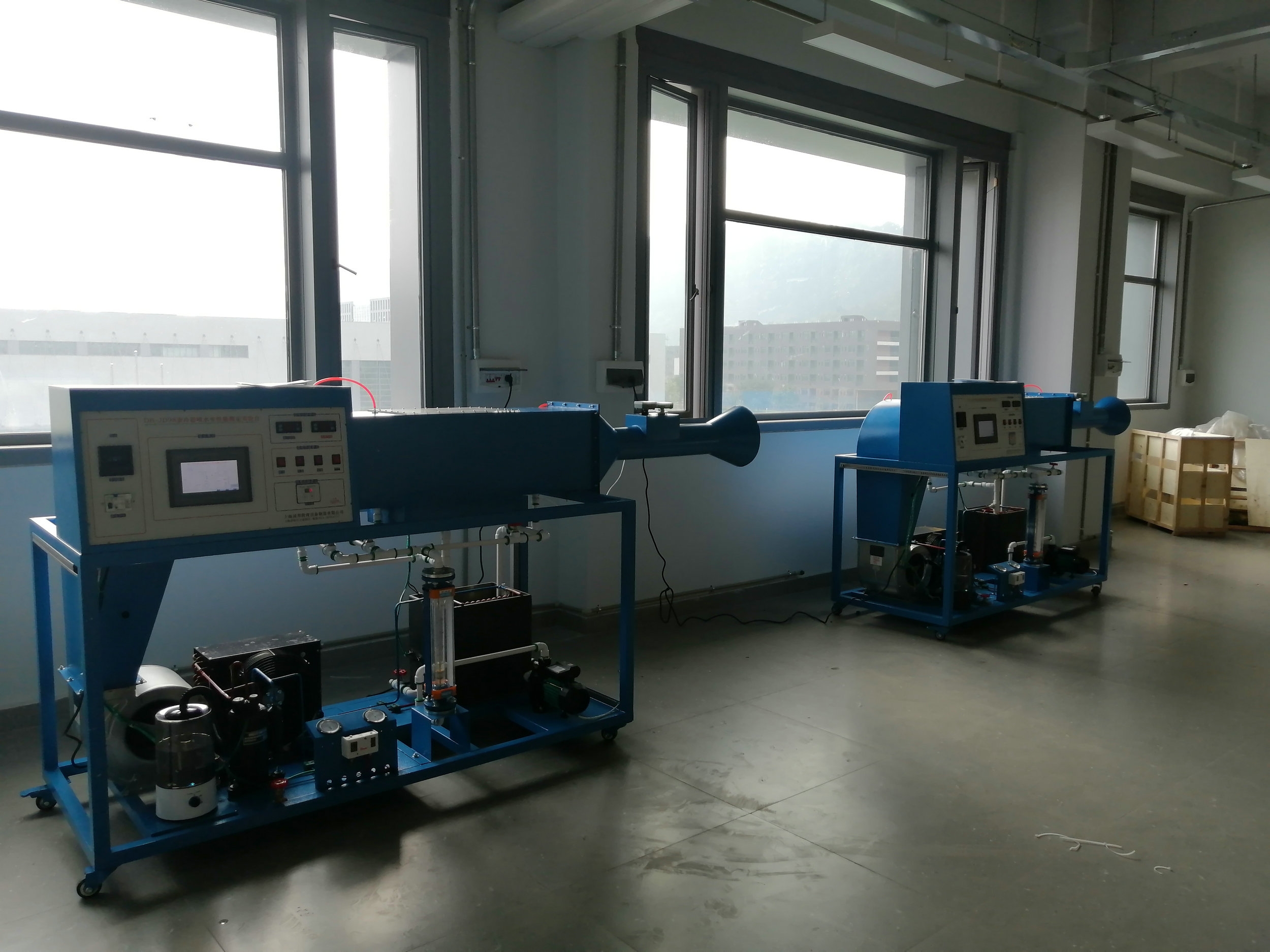 表冷器噴水室性能測定實驗臺