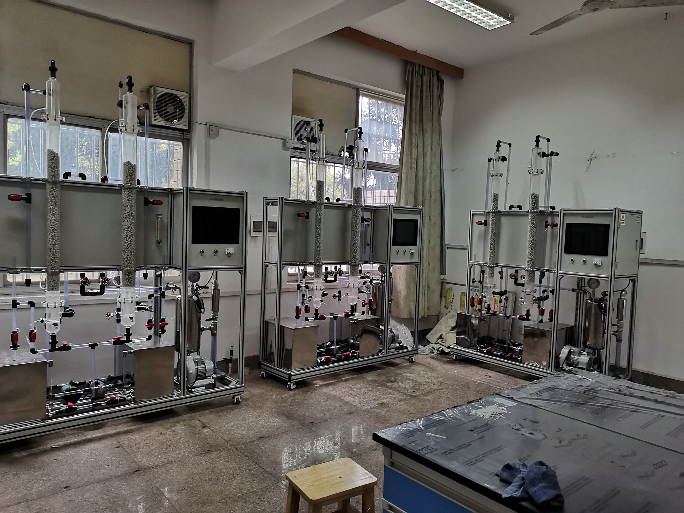 二氧化碳吸收與解析實驗裝置