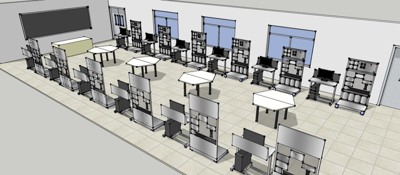 實(shí)驗(yàn)室立體效果圖