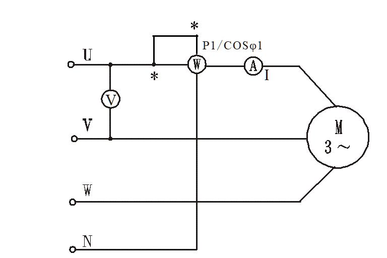 測量線路接線原理圖